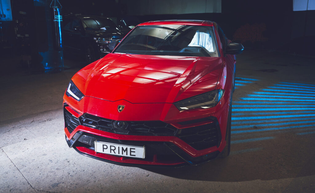 Después de Instalación oculta de sistema antirrobo premium en el proyecto Protección antirrobo para Lamborghini Urus