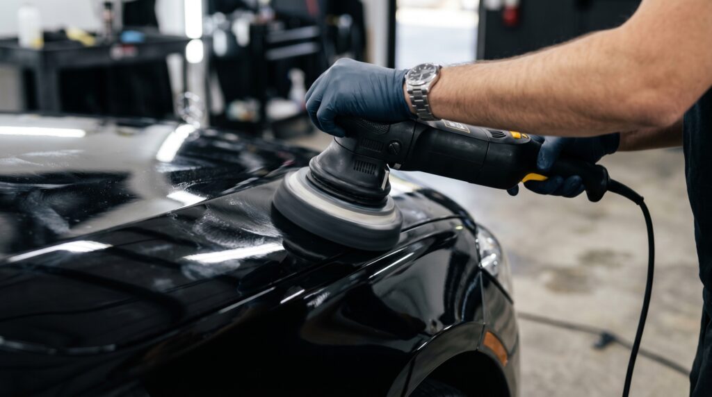 Pulido y corrección de pintura en Prime Car Lab Valencia
